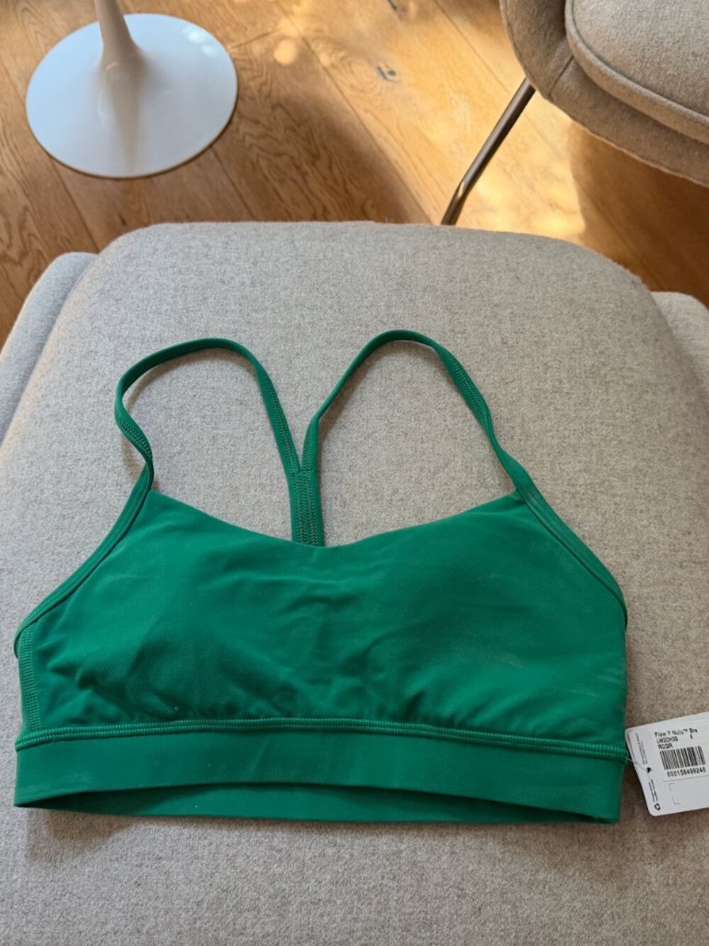 lululemon athletica Emerald Green Strappy V-Back Sports Bra